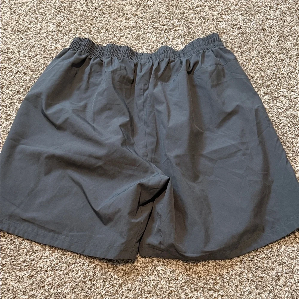 🌿 Adidas Men's Charcoal Athletic Shorts